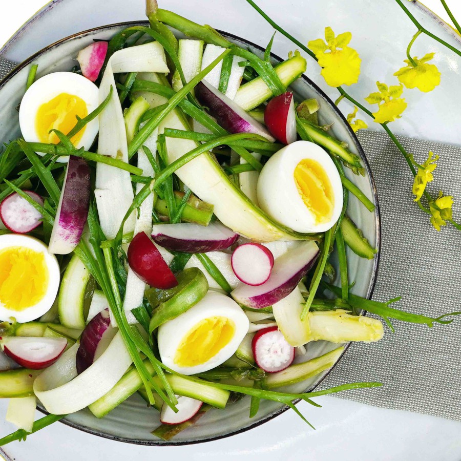 Asperge maaltijdsalade