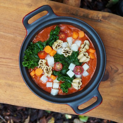 Minestronesoep met boerenkool