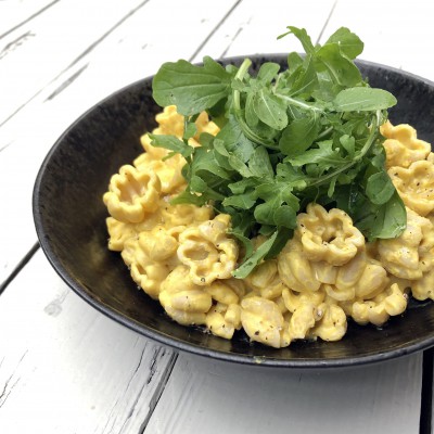 Snelle pasta met rucola 